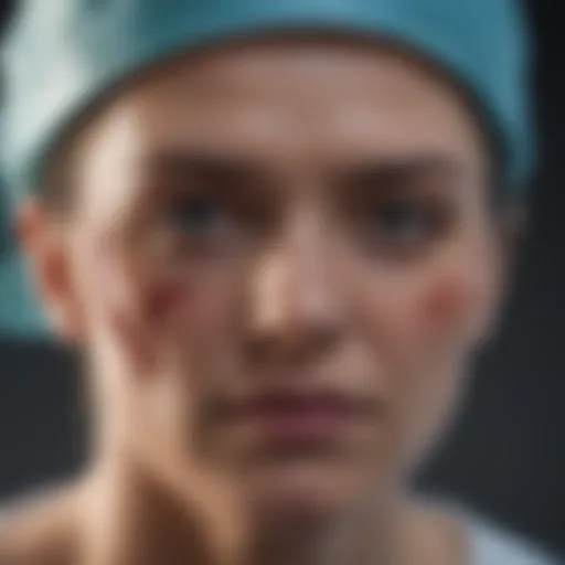 Visual representation of the surgical site for meningioma removal