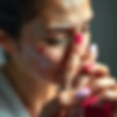 Identifying Symptoms of Nail Polish Allergy Illustration of allergic reaction symptoms