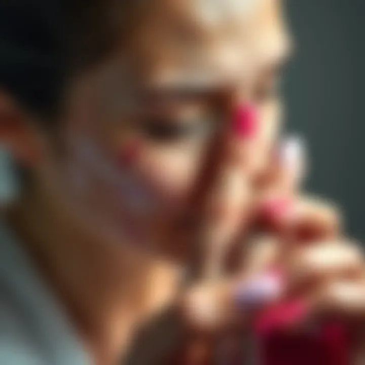 Identifying Symptoms of Nail Polish Allergy Illustration of allergic reaction symptoms