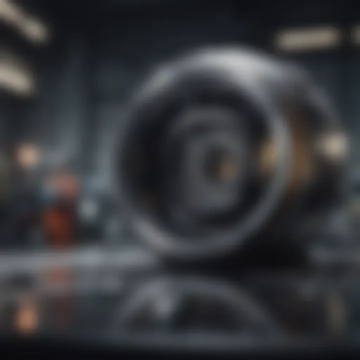 Futuristic representation of new force magnetics in engineering