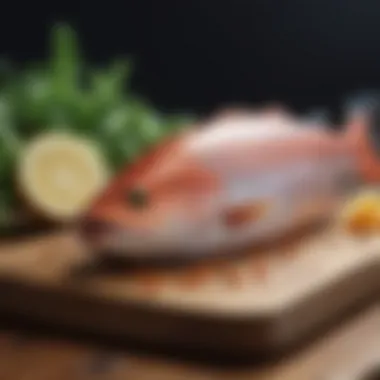 Fatty Fish: Nature's Rich Source of Vitamin D Freshly caught fatty fish on a wooden board