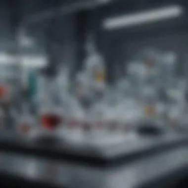 Laboratory Analysis of Oxygen Samples Laboratory setting for analyzing oxygen samples