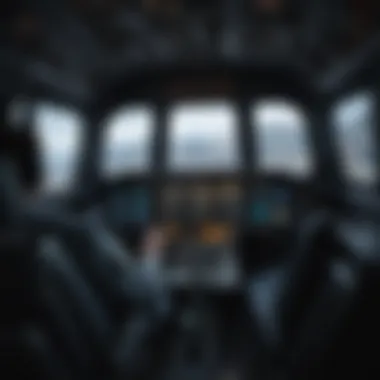 Illustration of oxygen delivery system in cockpit