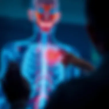 Visual representation of prostate health monitoring