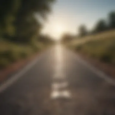 Pathway to Recovery A pathway leading towards recovery symbols