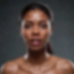 Visual representation of pain crisis in sickle cell anemia