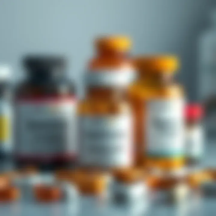 Supplements for Digestive Health An assortment of supplements aimed at supporting digestive health.