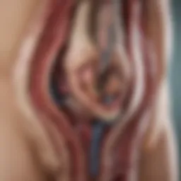 Anatomical illustration of the umbilical region highlighting key structures involved in umbilical hernias