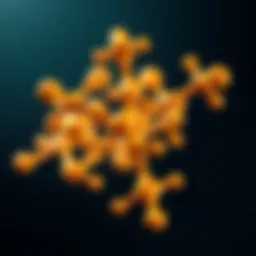 Curcumin molecular structure showcasing its chemical properties