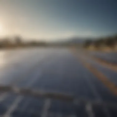 Infographic on the environmental impact of solar panels