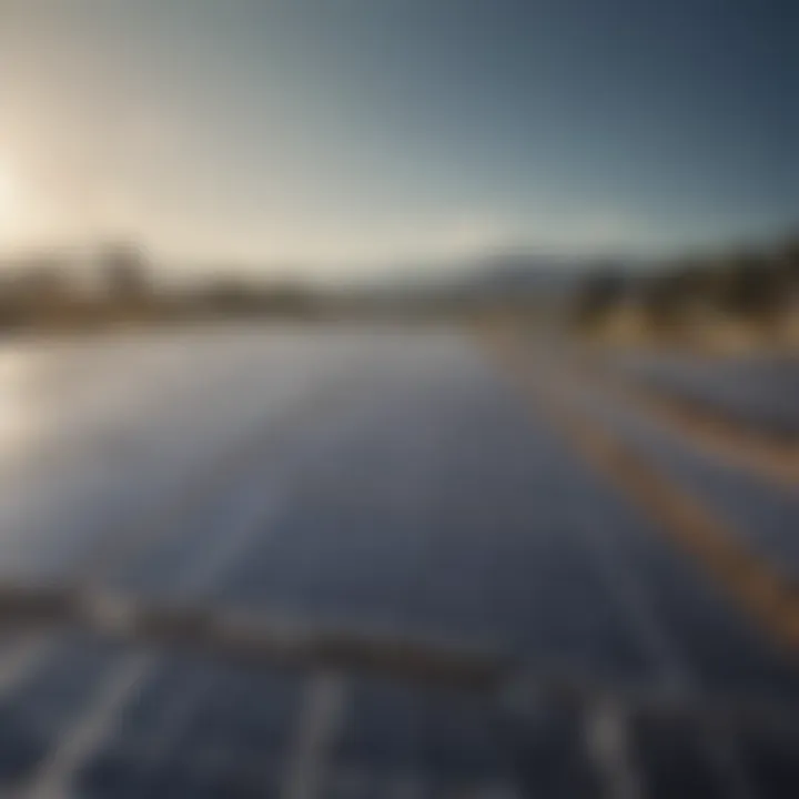 Infographic on the environmental impact of solar panels