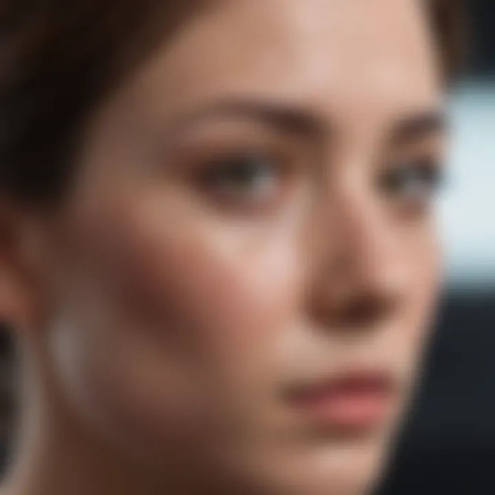 Visual portrayal of algorithmic structures powering face filters