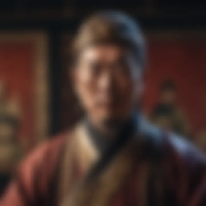 Artistic representation of influential figures during the Han Dynasty