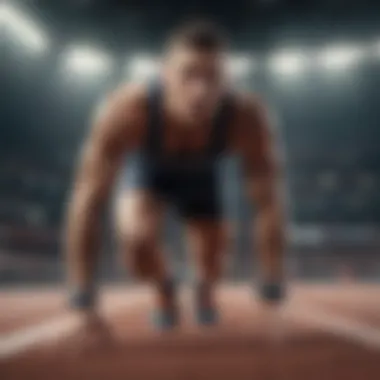 Personal Growth Through Sports Challenges An inspiring image of a person overcoming challenges in a sport, representing personal growth and determination.