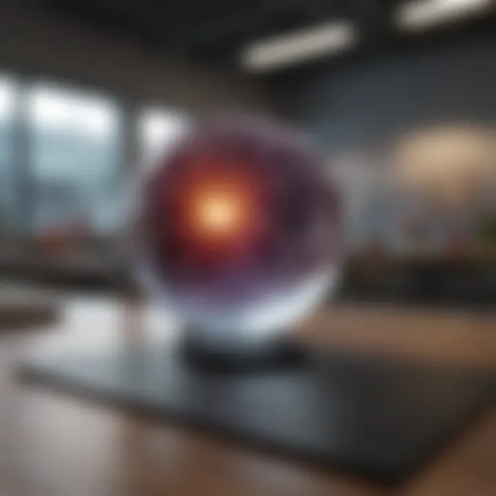 Innovative visual learning materials displayed in a classroom