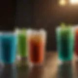 A variety of thickened drinks designed for elderly individuals