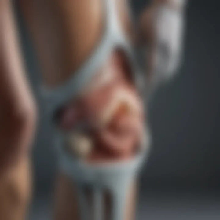 Visual representation of treatment options for knee cartilage issues