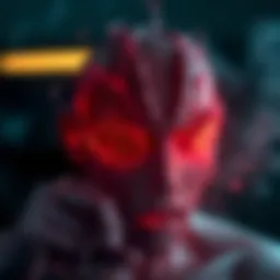 Abstract representation of anger