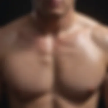 Implications for Mental Health Diagram illustrating the effects of chest sweating on mental health.