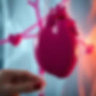 Illustration of recommended cholesterol levels and monitoring advice
