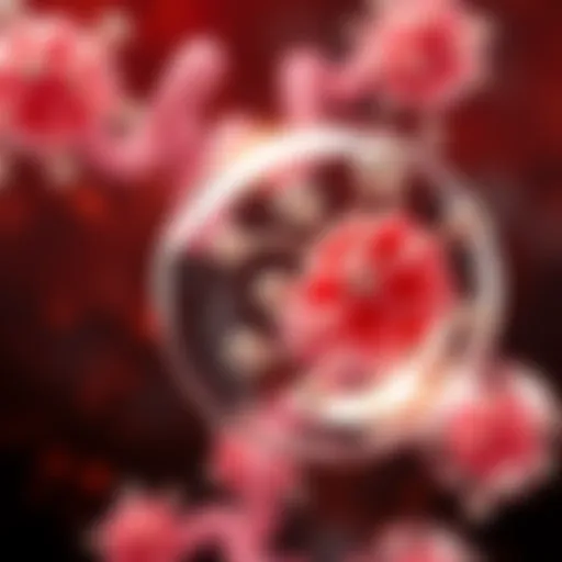 Diagram illustrating the structure of HDL and LDL particles