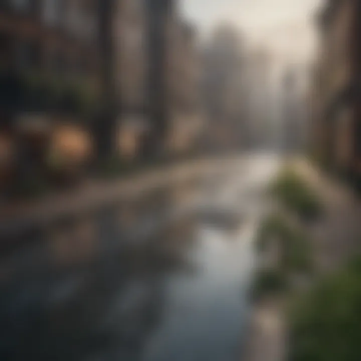 Case study of urban planning influenced by hydrological data