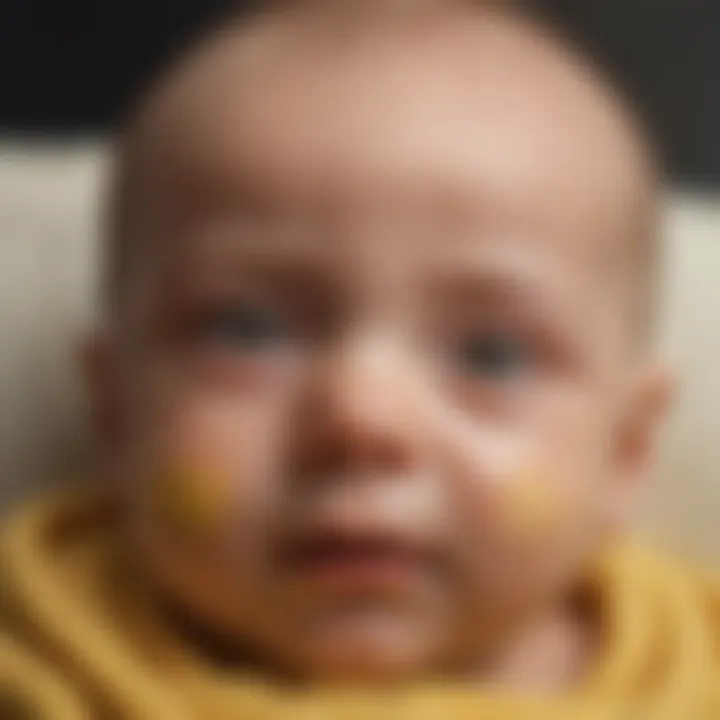 Graphic representation of types of jaundice in newborns