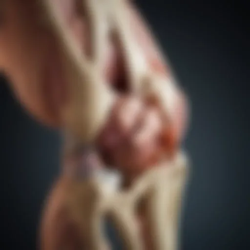 Anatomy of the knee joint highlighting the medial collateral ligament