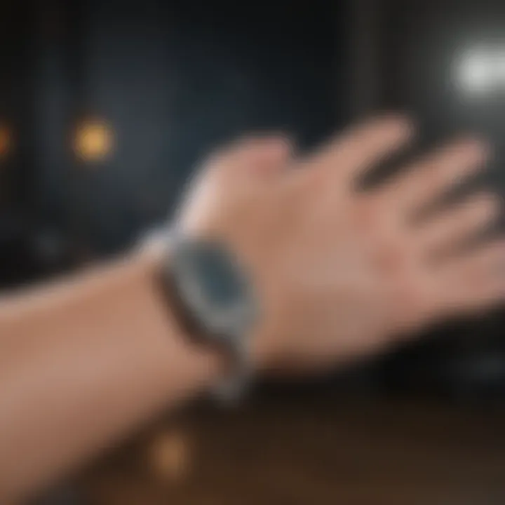 Infographic highlighting benefits for patients using wrist monitors