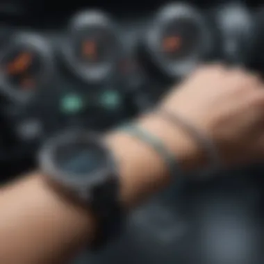 Technology Behind Oxygen Monitors Illustration depicting the technology behind wrist oxygen monitoring