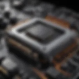 An illustration of processor architecture demonstrating core structure.