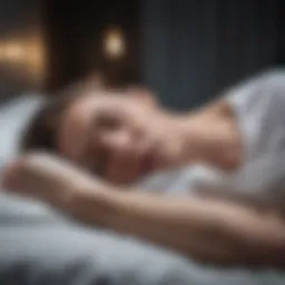 Conceptual illustration of sleep paralysis experience