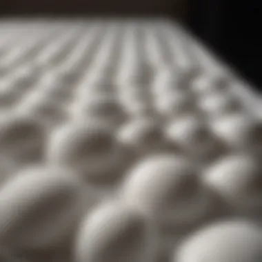 Varieties of Foam Materials Different types of foam materials used in mattresses