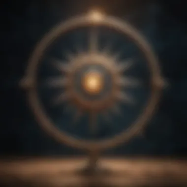 Artistic representation of star alignment in mythology and astrology