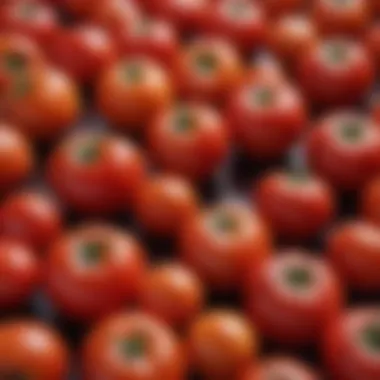 Diverse Varieties of Fresh Tomatoes Fresh tomatoes showcasing their vibrant colors and variety