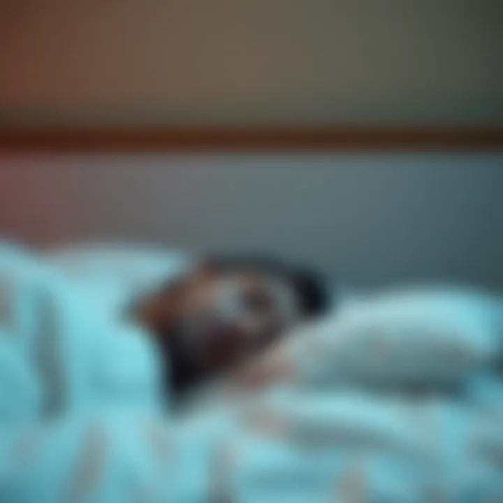 An illustration showing the impact of sleep on physical health